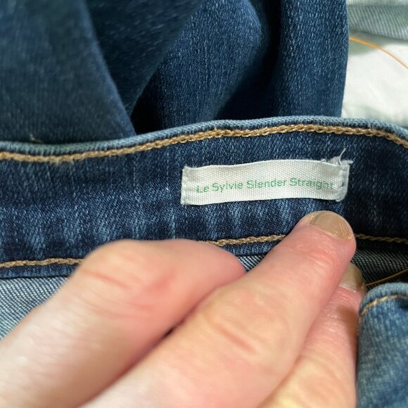 $168 FRAME Le Sylvie Slender Straight Ankle Jeans Cropped Size 27 - Picture 2 of 9